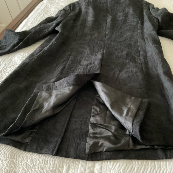 JESSICA, BLACK SPRING/FALL DRESSED COAT, SIZE: 18 - Picture 14 of 16